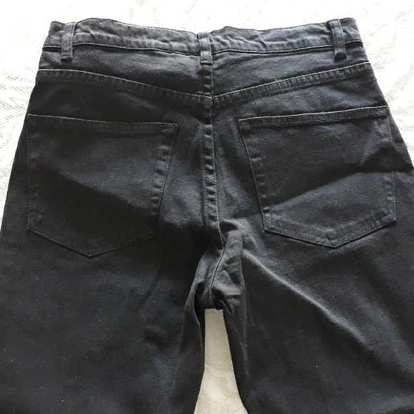 Black denim pant and jacket, size 4, LAST ONE - Picture 8 of 9